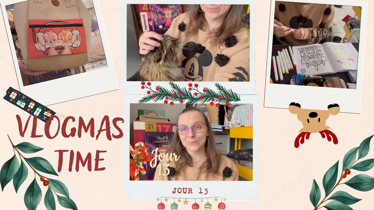 VLOGMAS JOUR 13 - Les fameux calendrier, et préparation du weekend