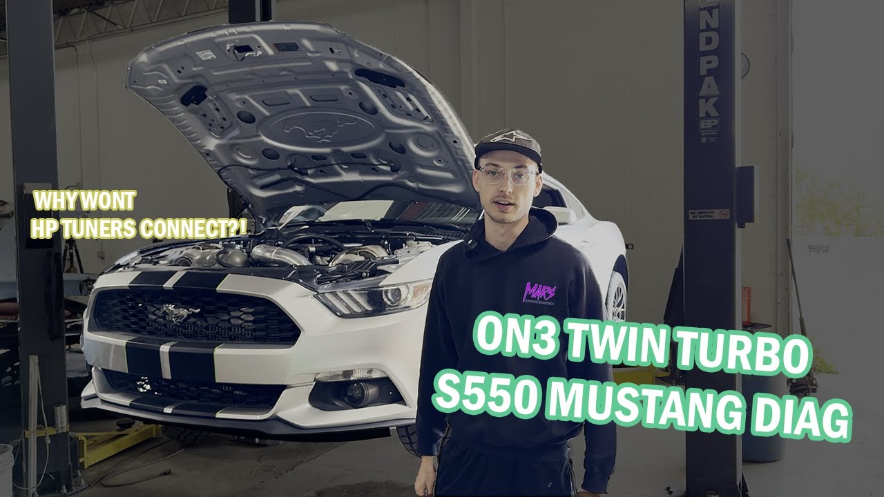 HP Tuners Wont Connect?! ON3 Twin Turbo S550 Mustang