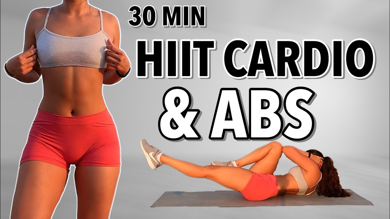 30 MIN HIIT CARDIO & ABS WORKOUT - Full Body, No Repeats, No Equipment | 30x30 Day - 16