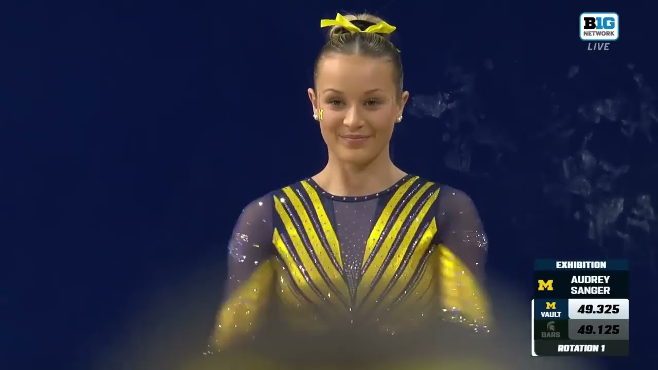 Michigan State university at Michigan 2 Feb 2026 full meet and stunning performance 