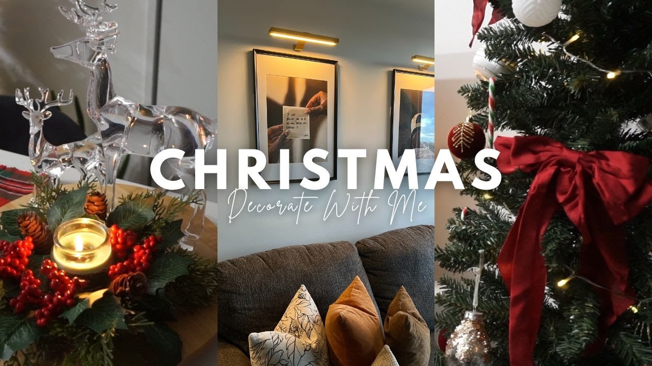 Christmas Decorate With Me | Living Room Updates 2024🌟