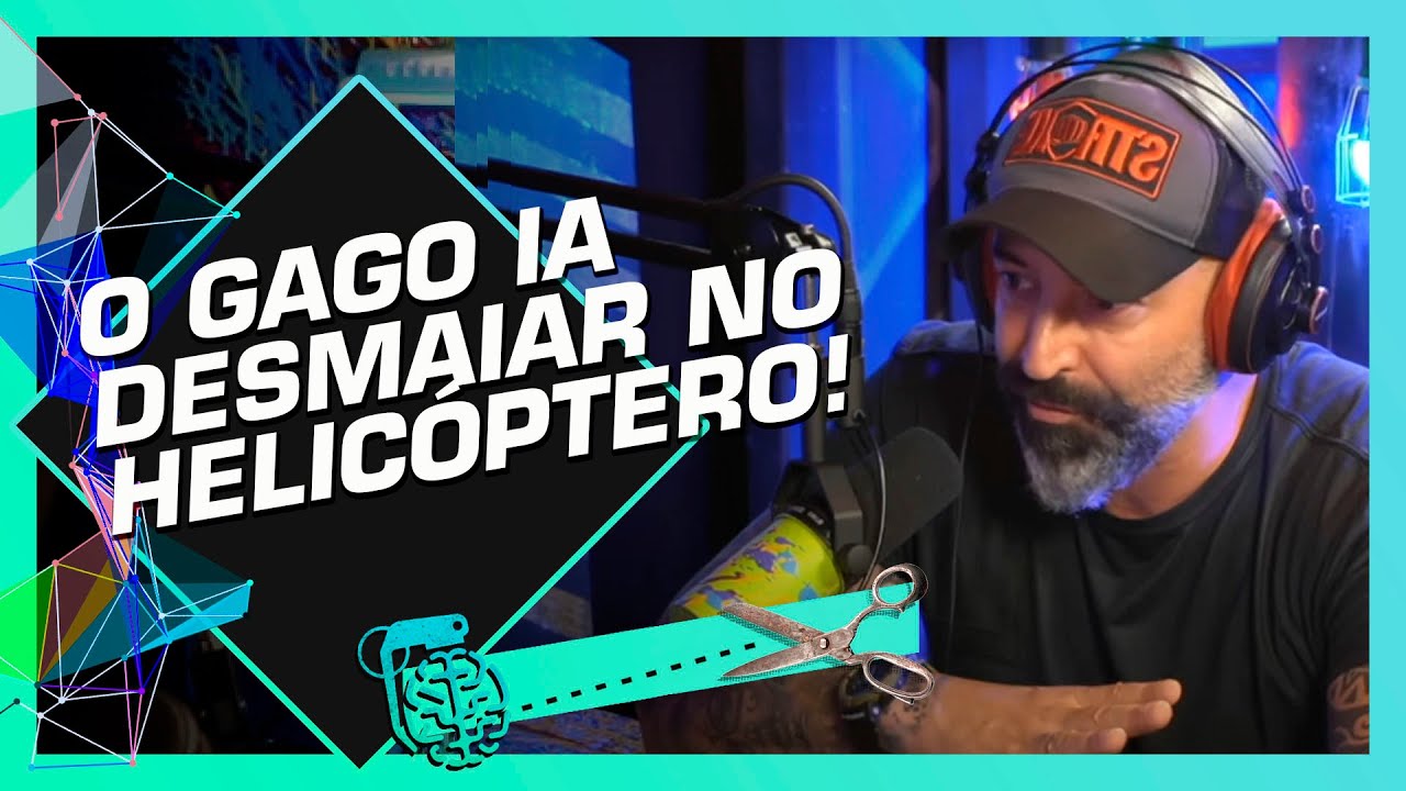 UM GAGO SALTANDO DE PARAQUEDAS - CRIS PEREIRA | Cortes do Inteligência Ltda.