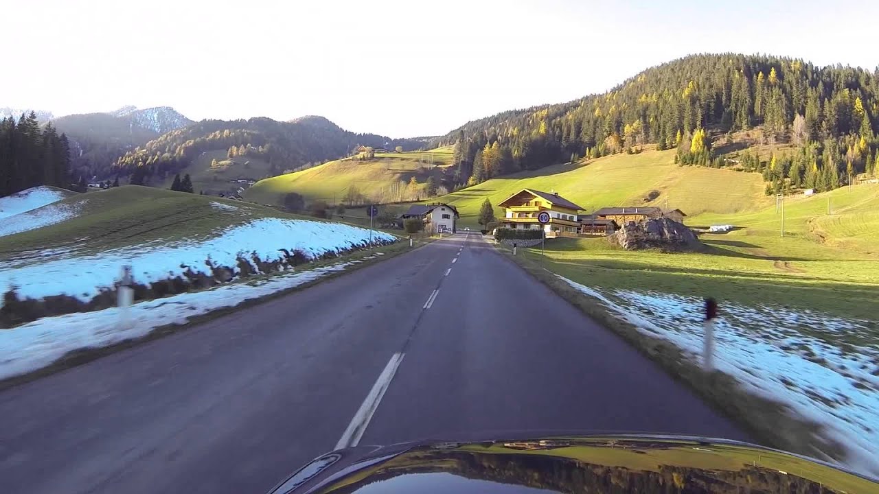 Driving to Braies