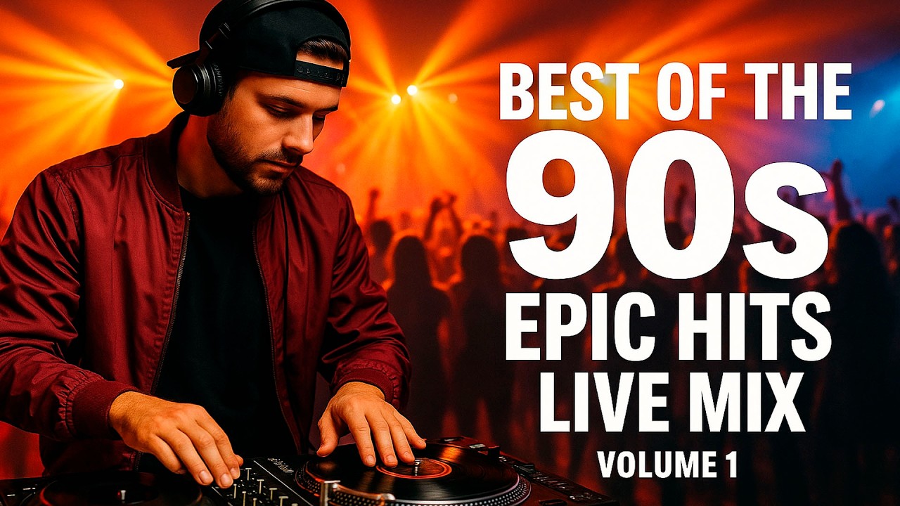 Old School Live Dance Mix | 90s Eurodance Megamix Vol 1 💿 #dj #remix #80smusic #techno