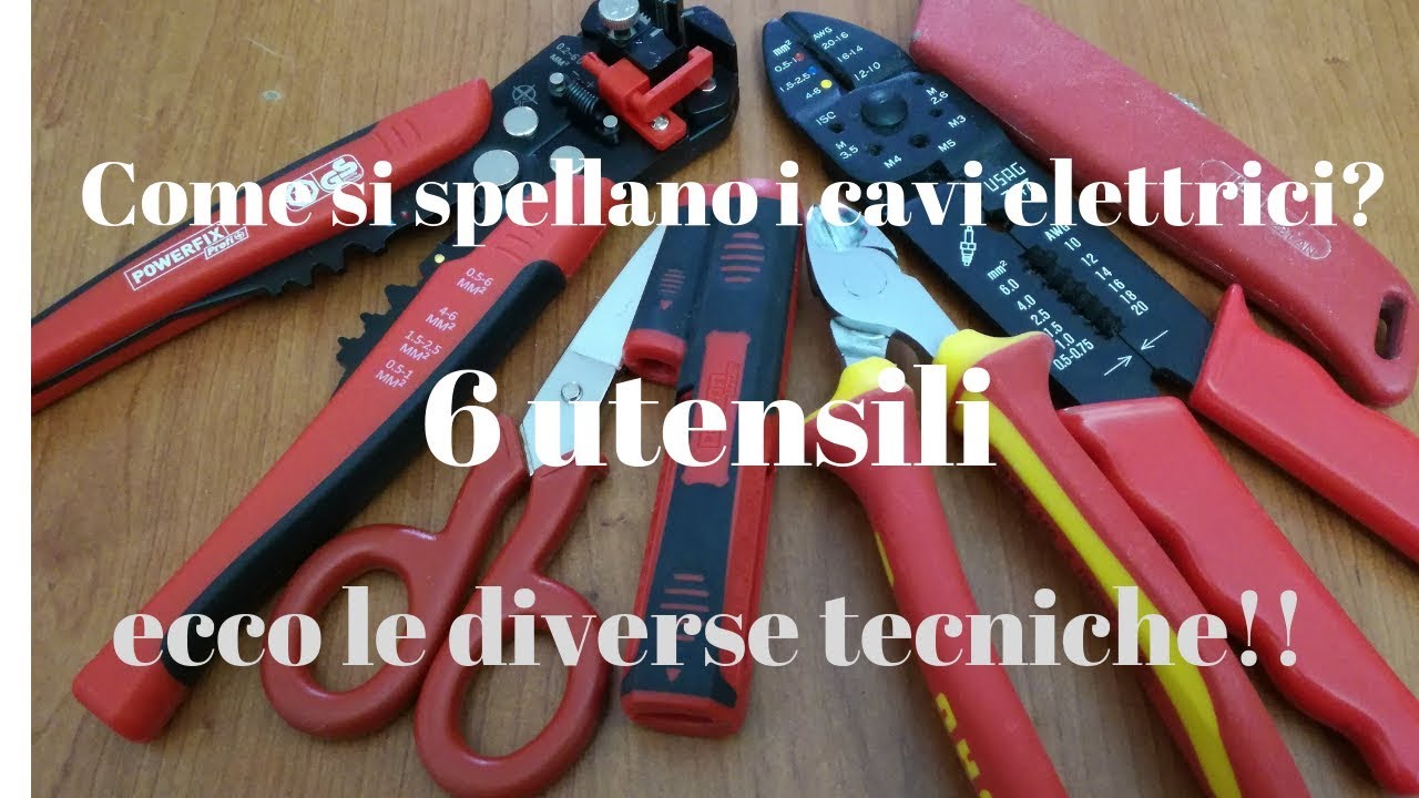 Come si spellano i cavi elettrici ?