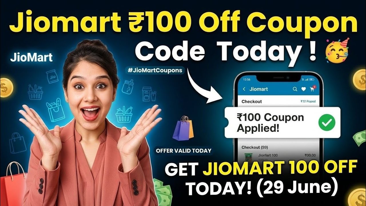 🎉JioMart Coupon Code Today ₹100.01 OFF | Jiomart Coupon Today | Jio Mart Coupon Code Today