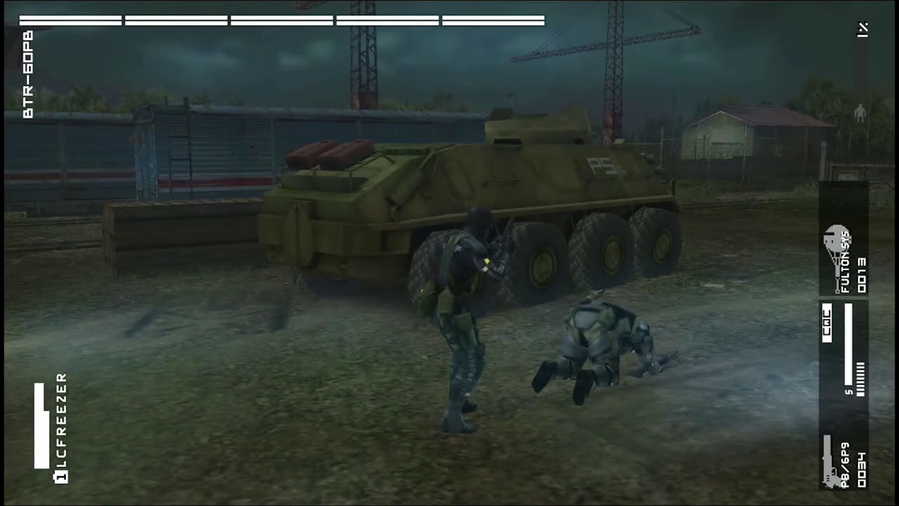ARMORED VEHICLE BATTLE: BTR-60 PB - Extra Ops 101 - Metal Gear Solid: Peace Walker (PS3) Gameplay