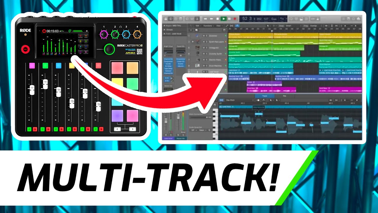 Rodecaster Pro 2 и многодорожечная запись на компьютере | Mac или ПК