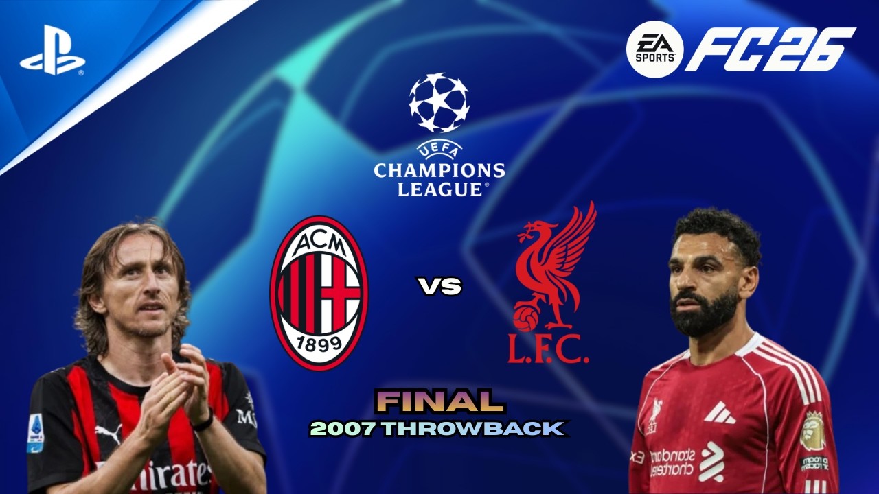 FC 26 - AC Milan vs Liverpool | Champions League Final | Throwback Matchup | PS5™ Gameplay [4K60]