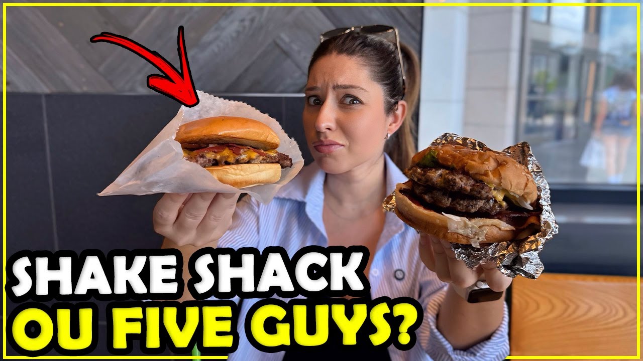FIVE GUYS X SHAKE SHACK: QUAL MELHOR HAMBURGUER DOS EUA?