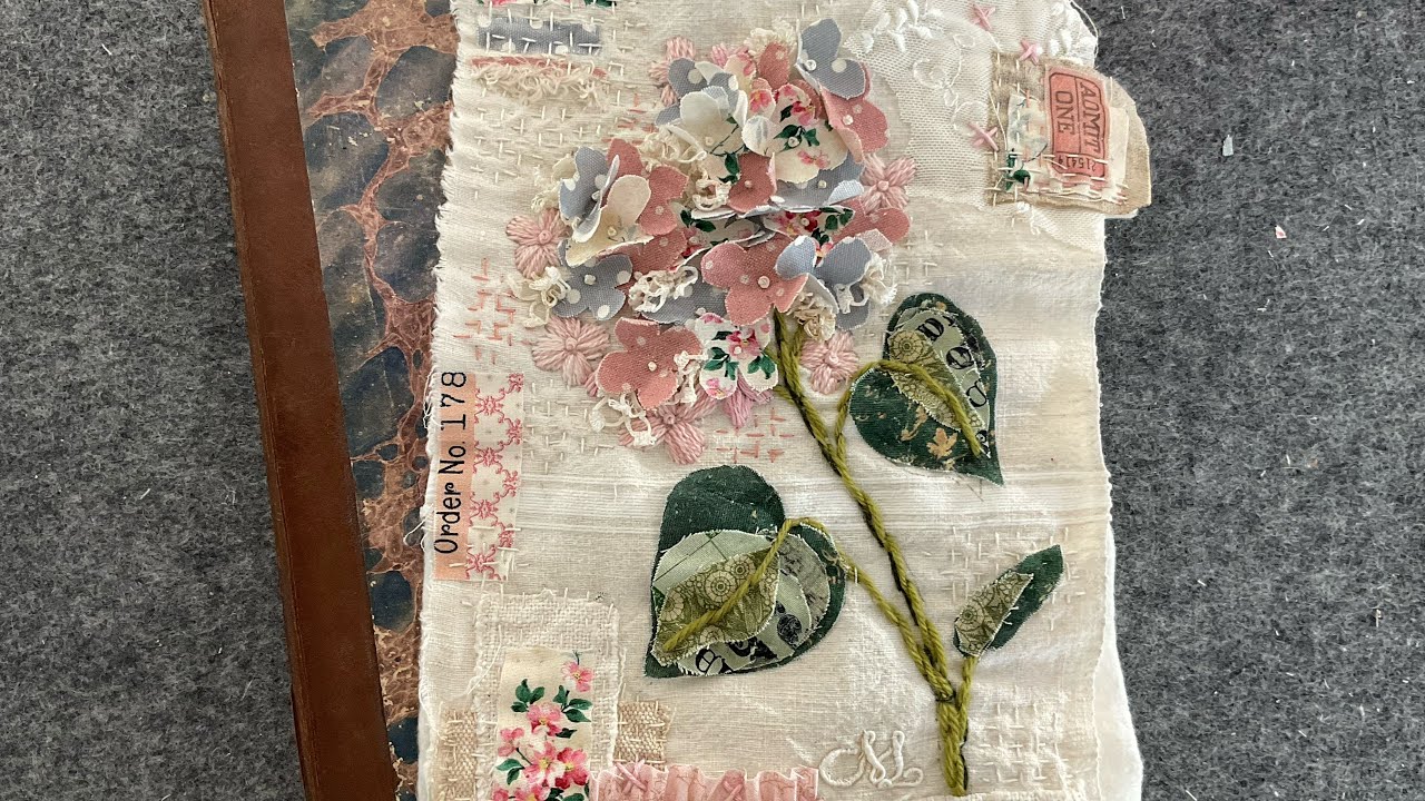 Part 2 / Vol 2 Botanical Beauties Flowers HYDRANGEA #slowstitchedflowers #timholtz