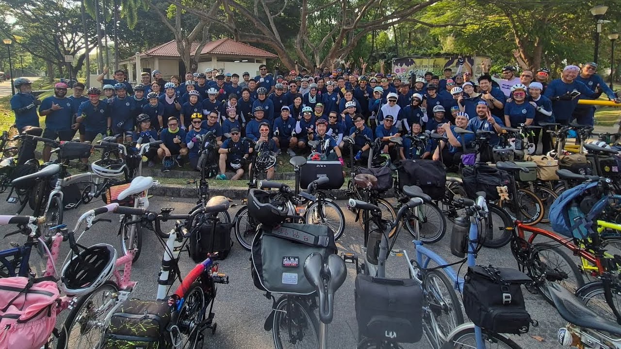 TBSG 100km PCN round island challenge Nov 2025 #brompton #bromptonbicycle #bromptonbike 