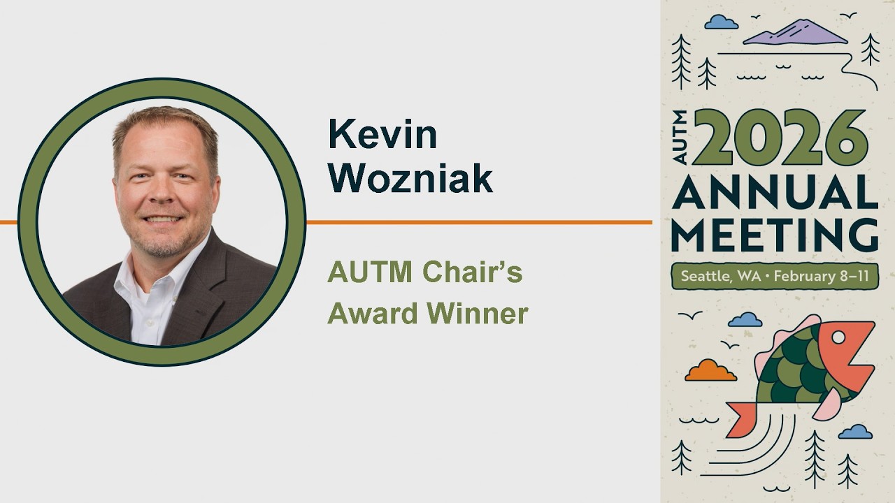 2026 AUTM Chair’s Award Winner: Kevin Wozniak