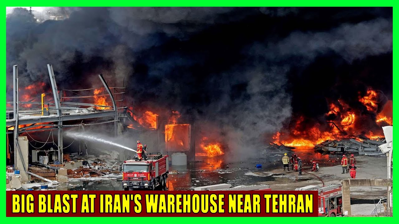 Big fire at Iran's military warehouse