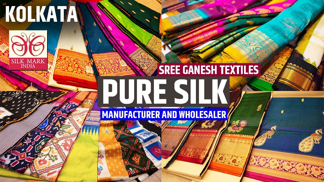 Pure Gadowal, Katan, Tussar Banarasi, Assam Silk Sarees Manufacturer & Wholesaler in Kolkata