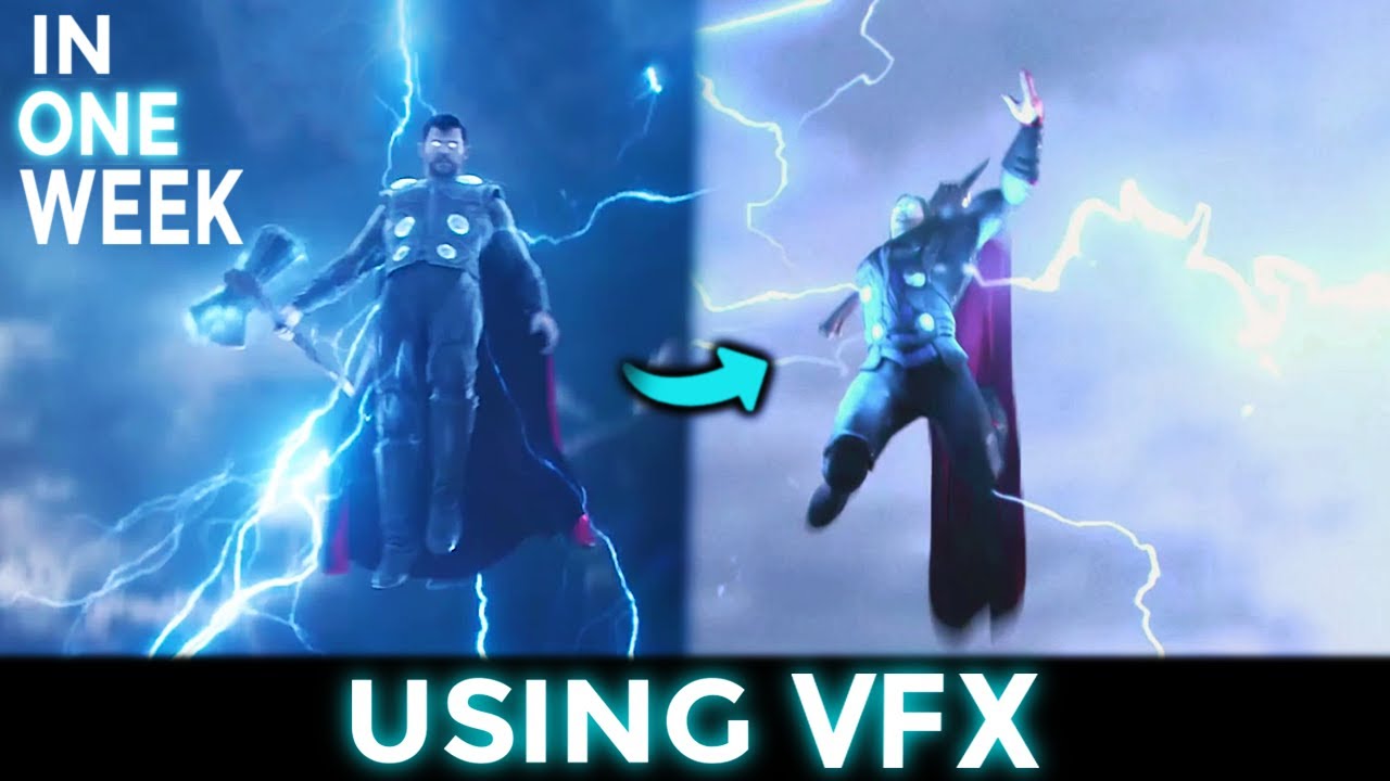 How To Recreate Thor Entry Scene Using VFX | Blender Tutorial | #thor #marvel