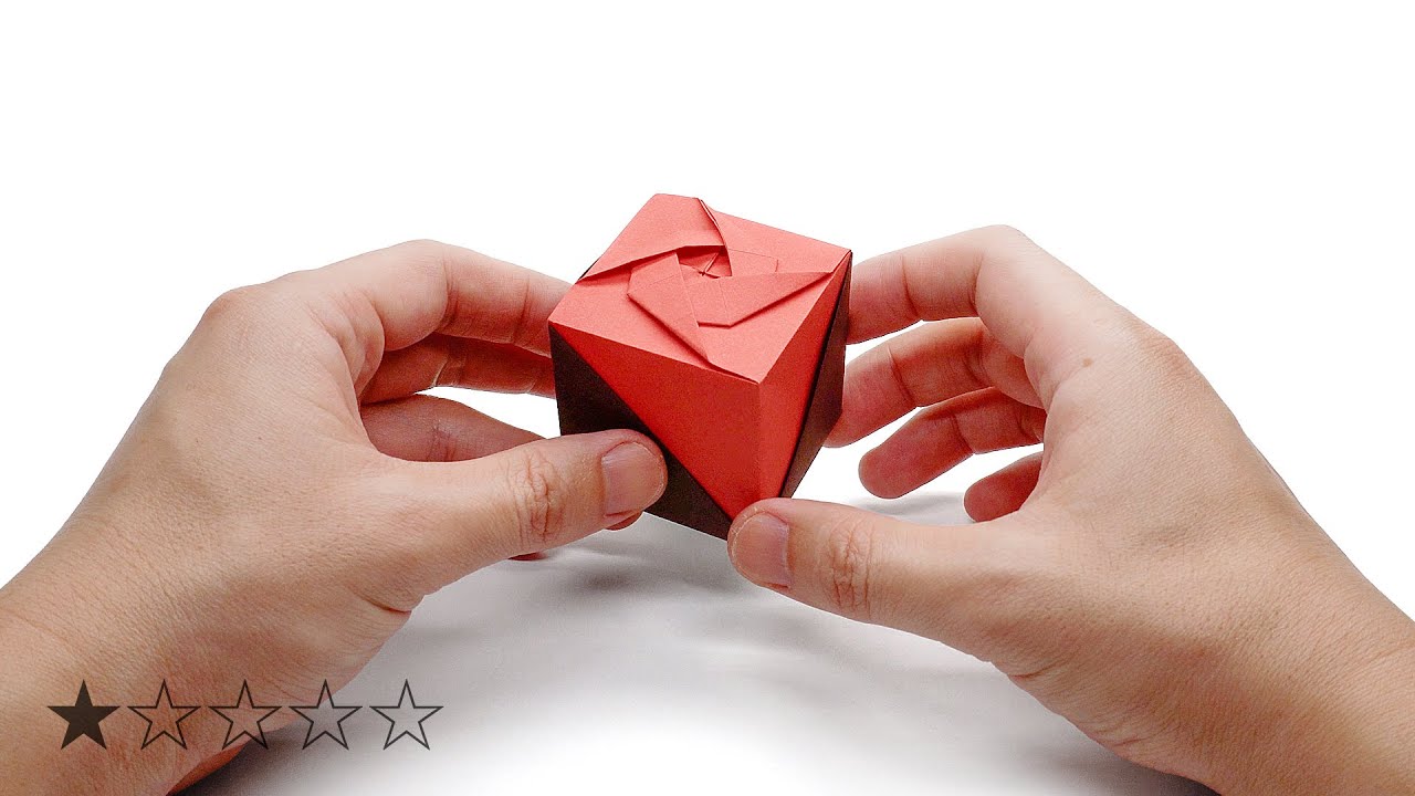 Origami Box with rose（Ryo Aoki）
