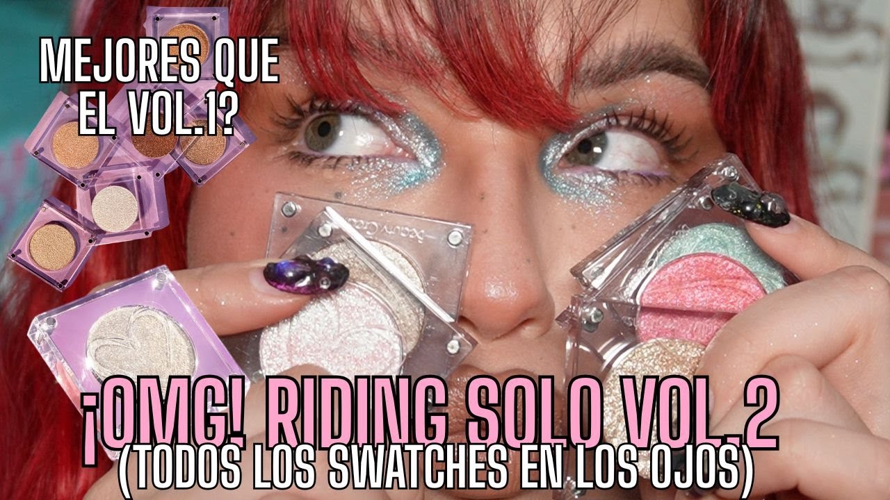 TODOS los swatches en los OJOS 😳 Riding Solo Vol. 2 Beauty Creations (+las que debes comprar)