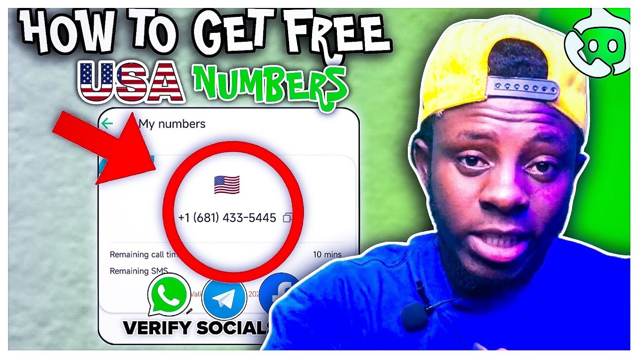 How to Get Free USA🇺🇸 Phone Number for Online Verification 2025 | Get Free USA Phone Number