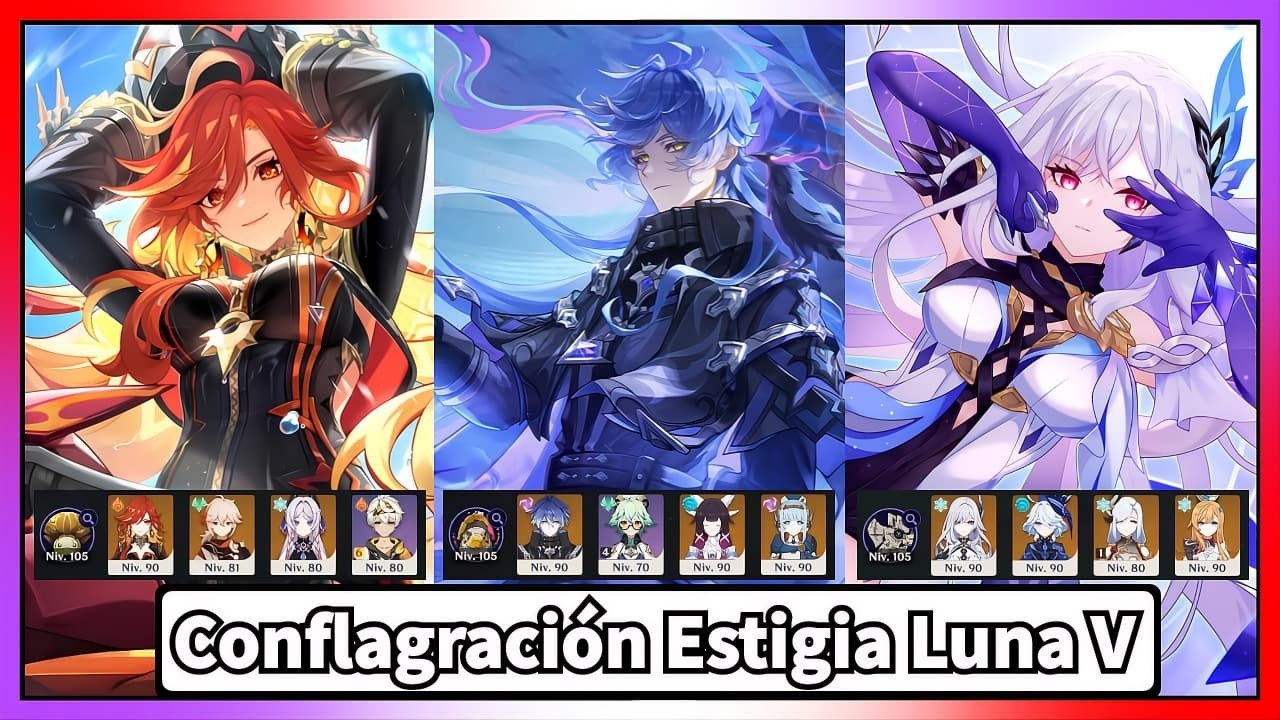 ¡¡0 DIFICULTAD!! Estigia REGALADA | Conflagración Estigia - Versión Luna V | Genshin Impact