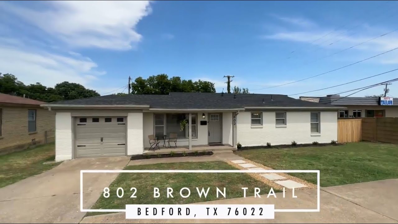 802 Brown Trl, Bedford, TX 76022 #HomeSweetHome #RealEstateGems #DFWLiving
