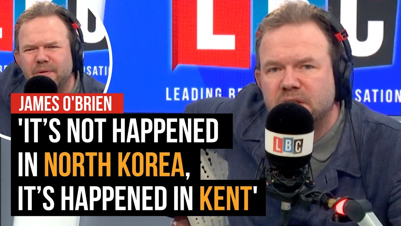 James' sobering monologue on child refugee centre mural cover-up  | LBC