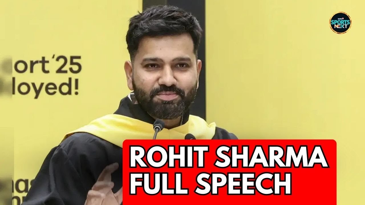 Rohit Sharma Full Speech | Gurugram | Masters' Union Convocation 2025 | SportsNext