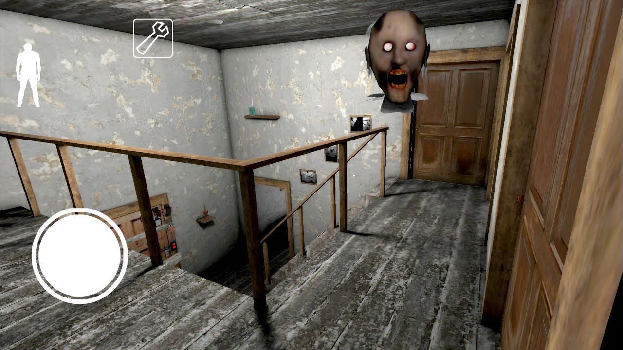 Granny Game Horror Escape Gameplay | Granny Only A Head Mod Ep 1 😱
