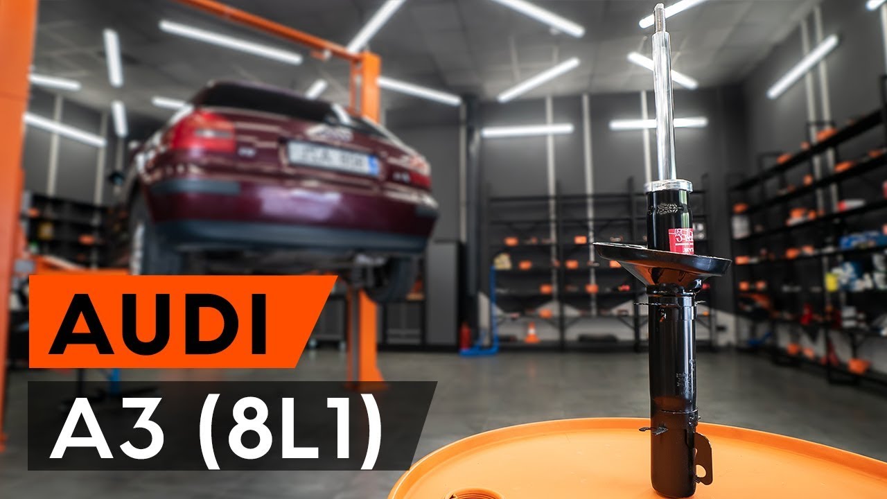 Como substituir coluna de suspensão dianteira no AUDI A3 1 (8L1) [TUTORIAL AUTODOC]