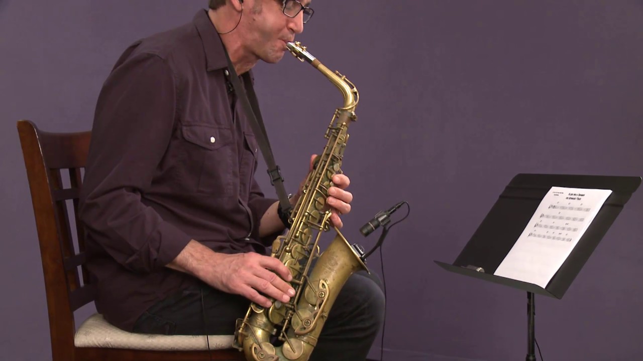 Jazz Saxophone with Eric Marienthal: Advanced Blues Solo (alto)