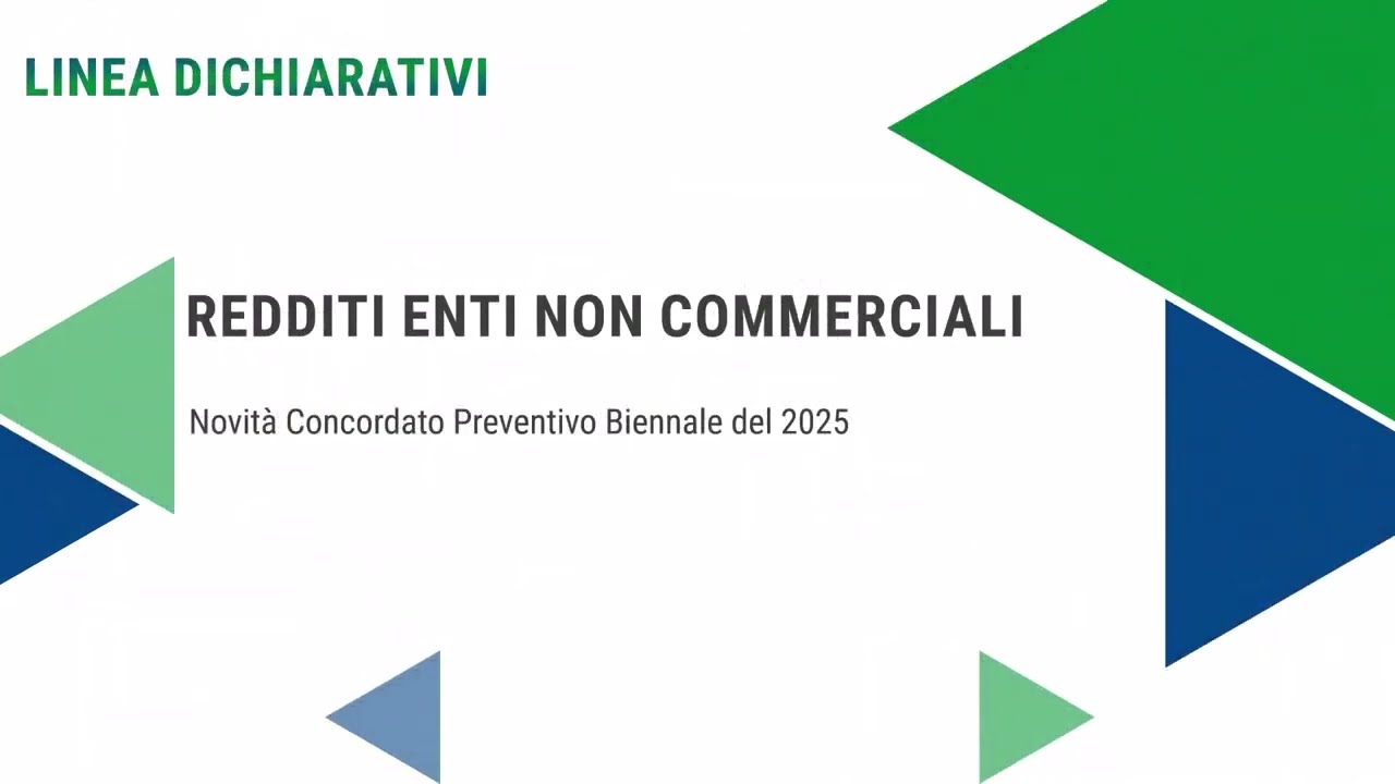 ENC Concordato Preventivo Biennale 2025