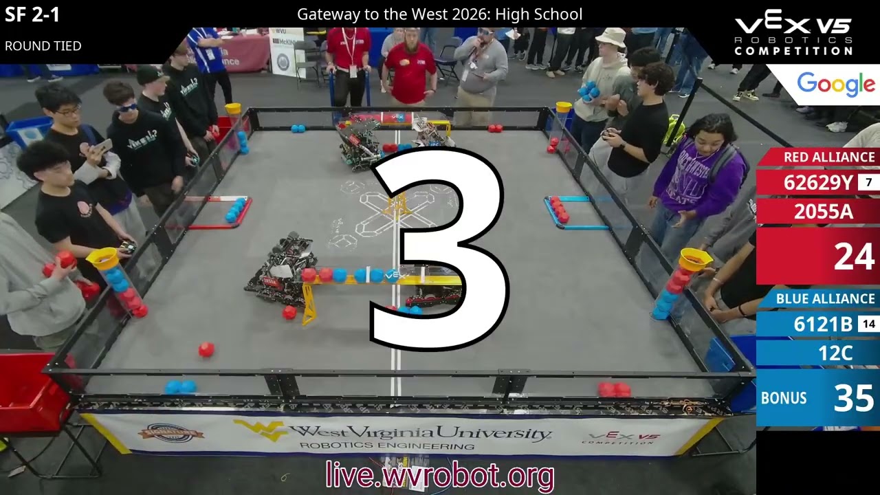 Gateway to the West : High School - SF #2-1 - 62629Y & 2055A vs 6121B & 12C - Auton + Driver