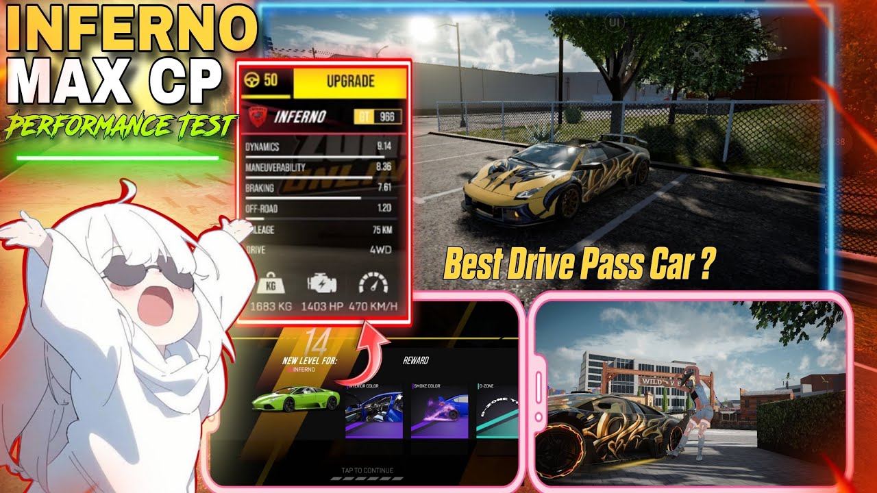 Drive Zone Online: Murcielago, Inferno | XP Max and CP Max Performance Test | ‪ @DriveZoneOnline ​