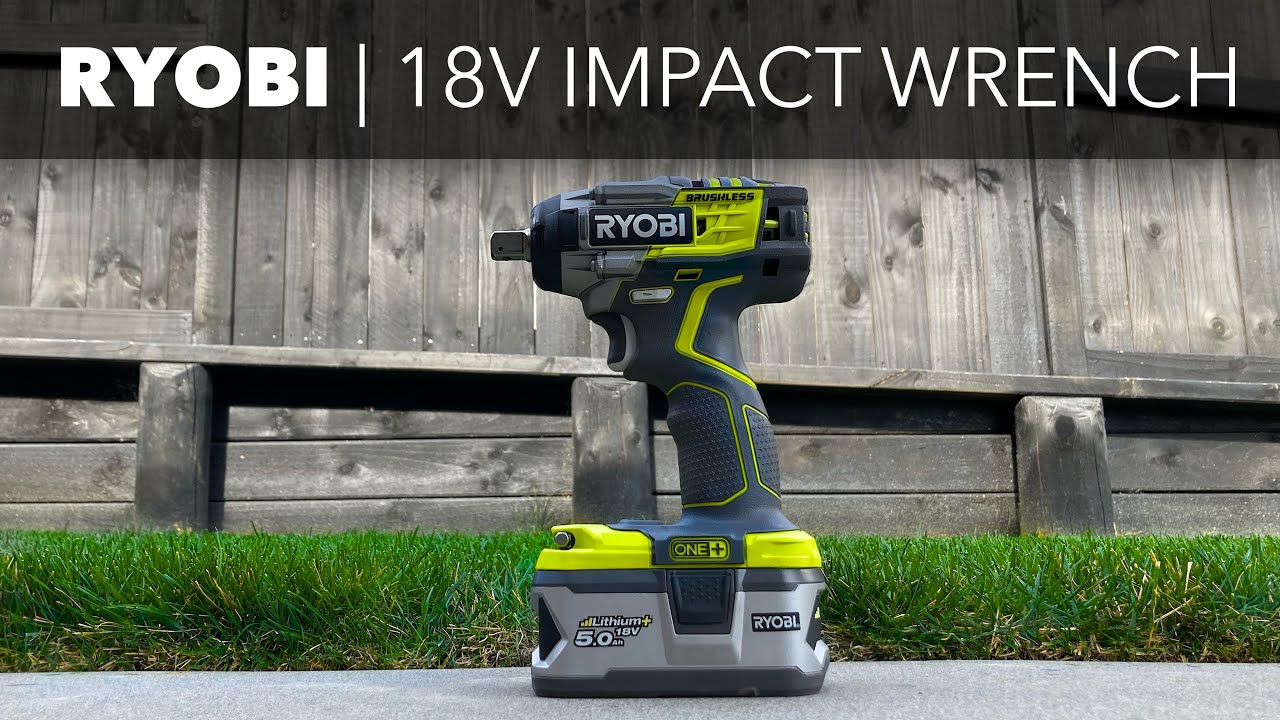 Бесщеточный ударный гайковерт Ryobi 18 В