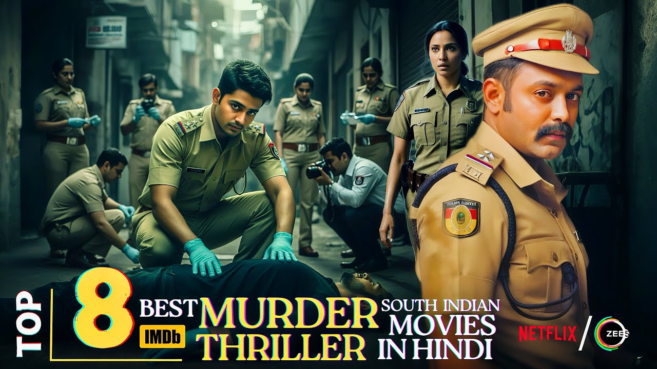 Top 8 Best South Murder Mystery Thriller Movies in Hindi Dubbed | Investigative Thriller |