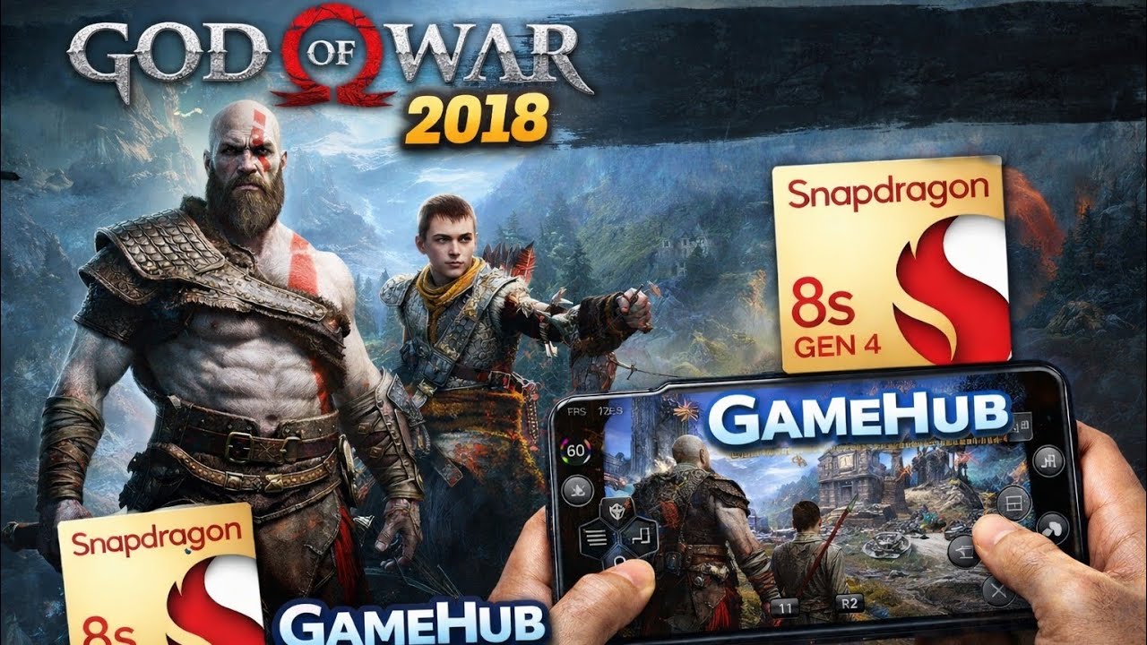 God of war 2018 | GameHub 5.3.5 anTuTu | IQOO NEO 10 SNAPDRAGON 8s GEN 4