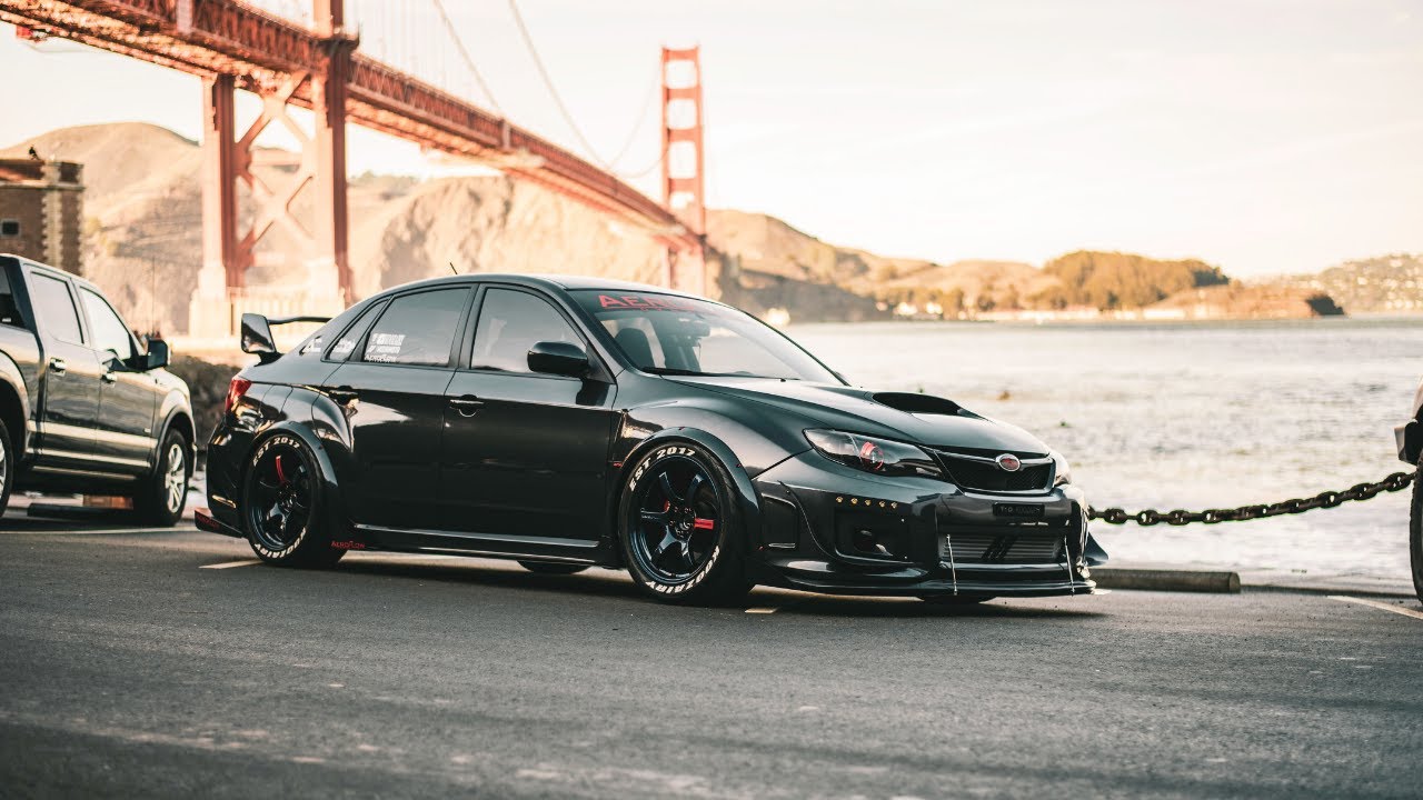 Koozairy's Bagged Subaru WRX  Golden Gate Bridge