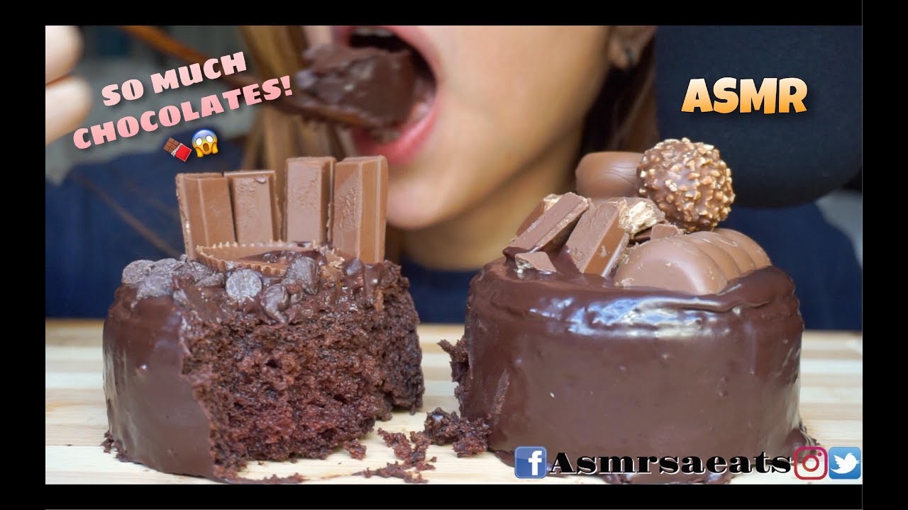 Asmr Homemade Chocolate Overload Cake *NO TALKING* Asmr SA Eats
