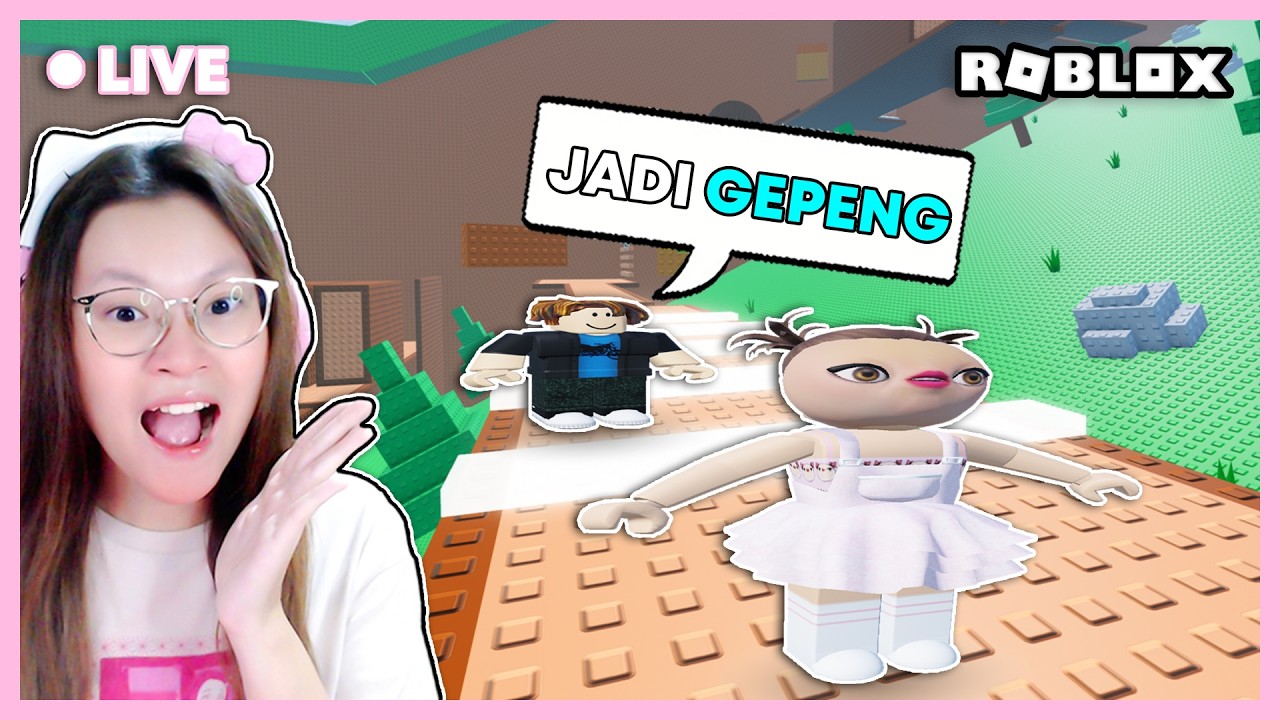 MAIN TOWER TAPI AKU JADI GEPENG ?!! [SQUEEZE TOWER ROBLOX INDONESIA]