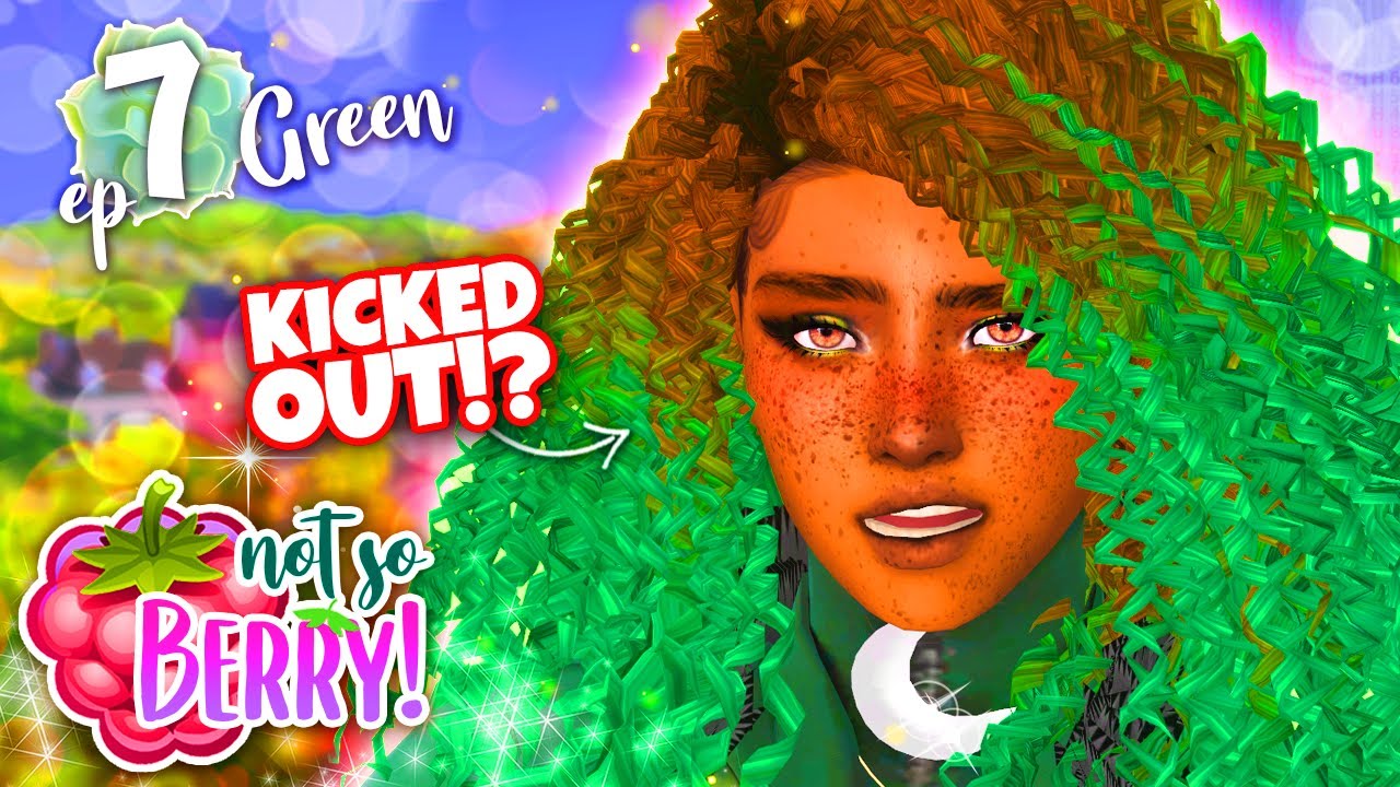 Sims 4 except i GET KICKED OUT OF UNI😅 NOT SO BERRY CHALLENGE! 🌱 Green #7