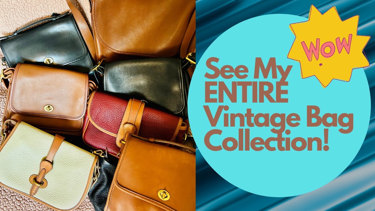 See My ENTIRE Vintage Bag Collection | FINALLY! ☺️