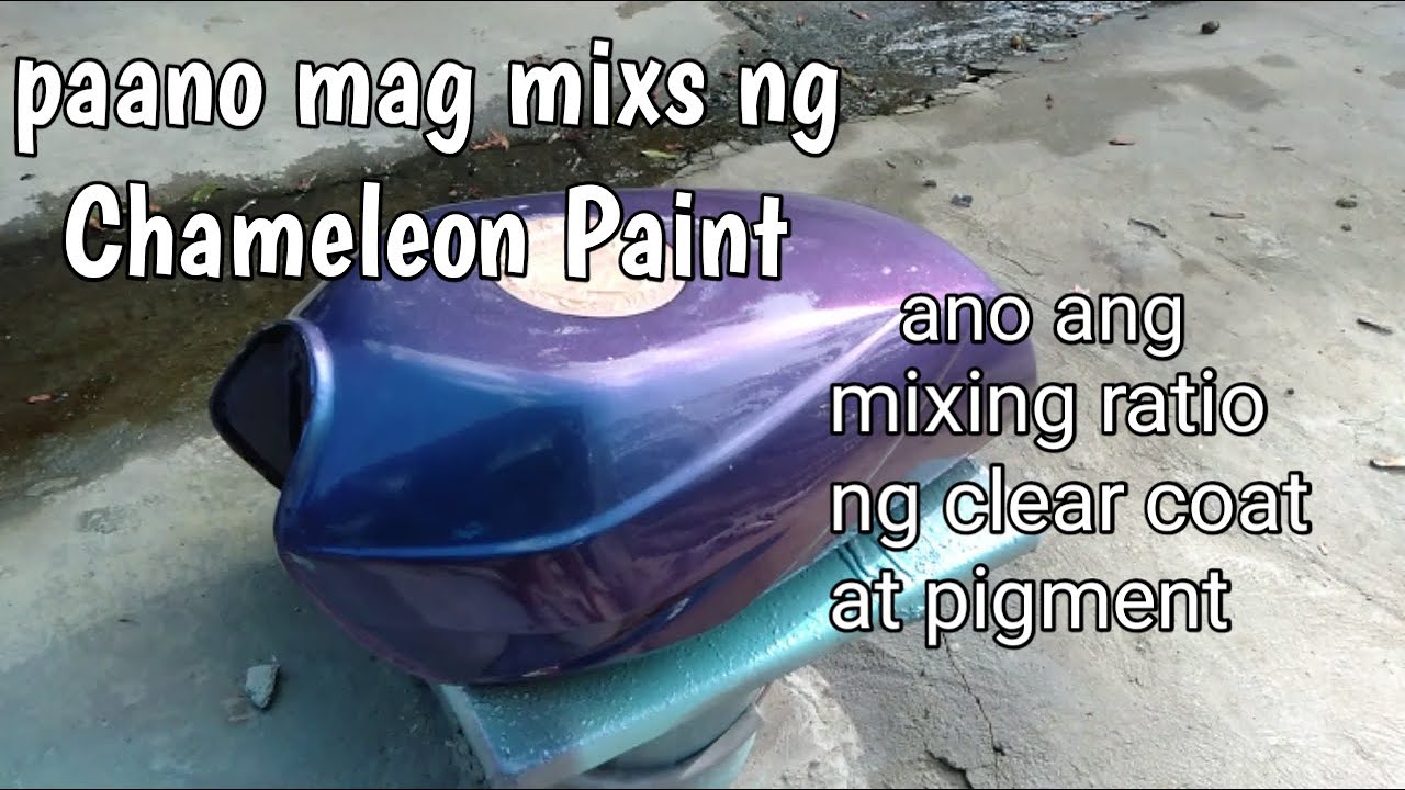 DIY Paano mag mixs ng Chameleon Paint
