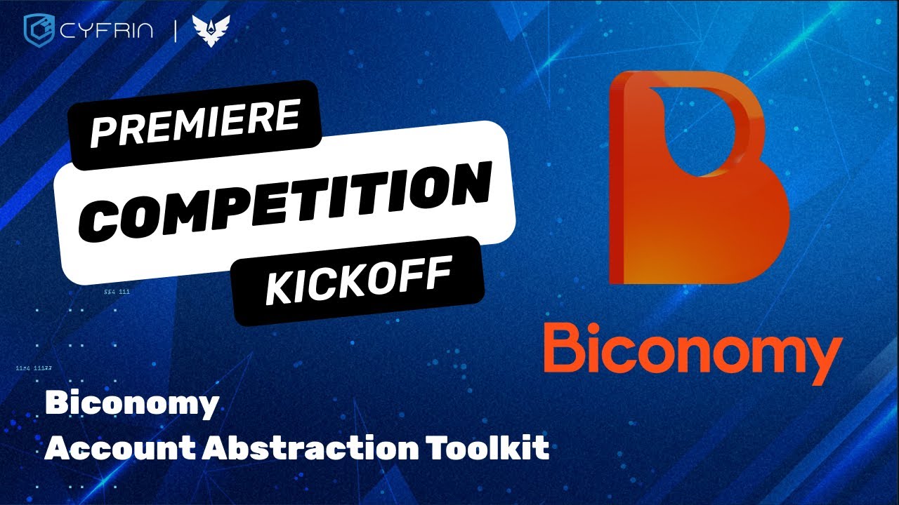 Biconomy Account Abstraction toolkit | Premiere competition Kick-off