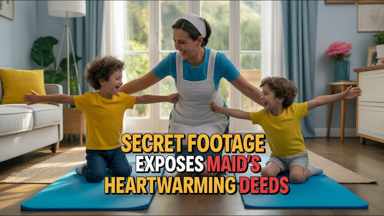 Billionaire’s Shocking Discovery: Cameras Reveal the Amazing Acts of His Son’s New Maid!