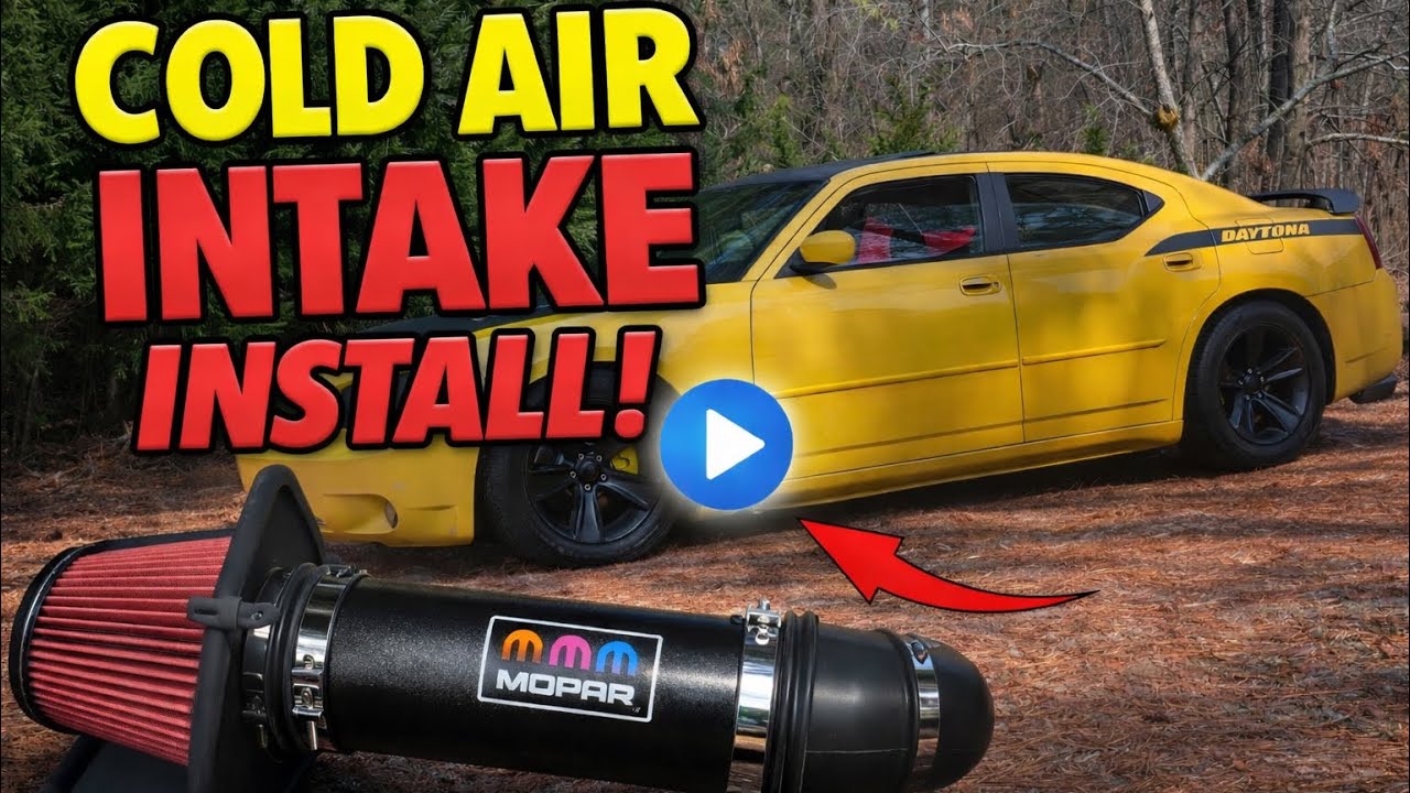 Installed a cold air intake on the Daytona Rt