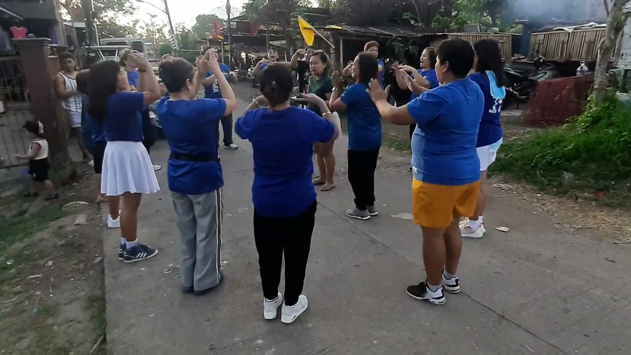 Zumba Dance for the bday celebrant, Arjen and Lanie