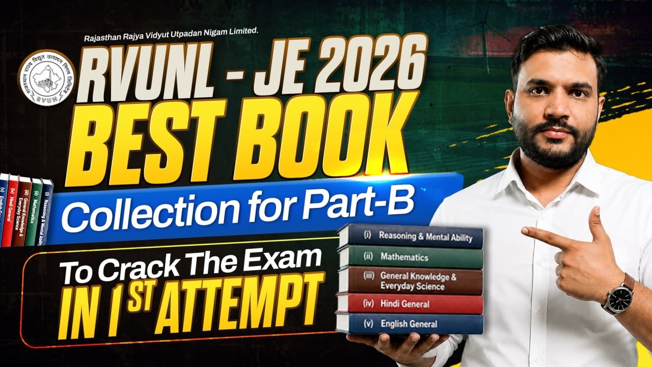 Crack RVUNL JE 2026 in 1st Attempt! 🎯 | Best Book Collection for Part-B | by Attendra sir