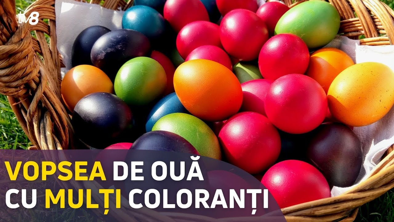 Vopsea de ouă cu muți coloranți. Specialiștii recomandă procurarea vopselei din magazine autorizate
