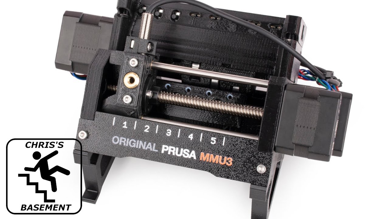 Prusa MMU3 Part 1 - Assembly - Chris's Basement - 2024