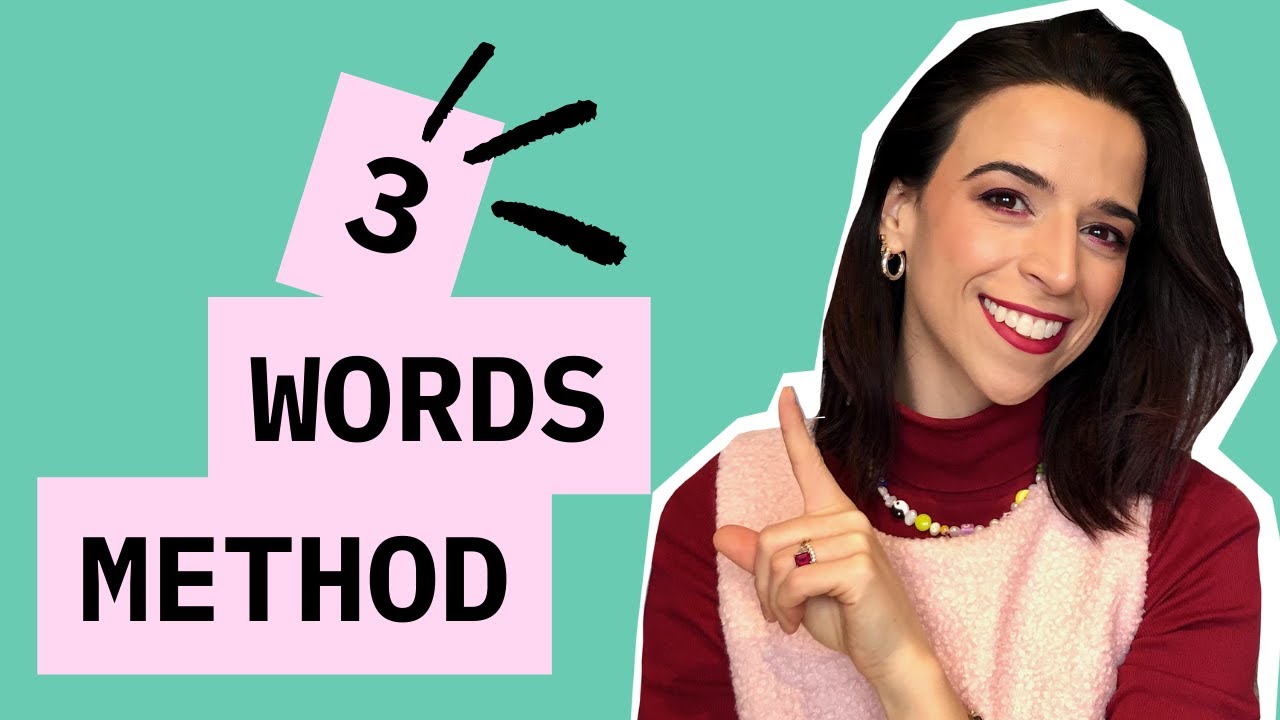 3️⃣ THE 3 WORDS STYLE METHOD